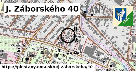 J. Záborského 40, Piešťany