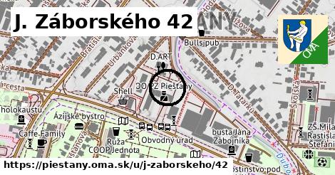 J. Záborského 42, Piešťany