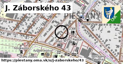 J. Záborského 43, Piešťany