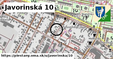 Javorinská 10, Piešťany