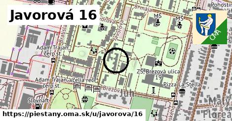 Javorová 16, Piešťany