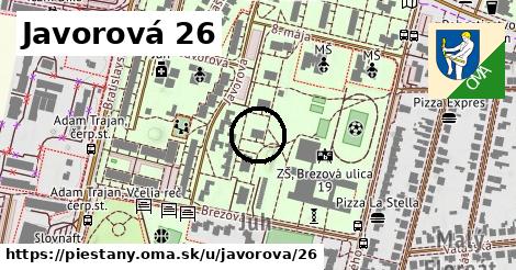 Javorová 26, Piešťany