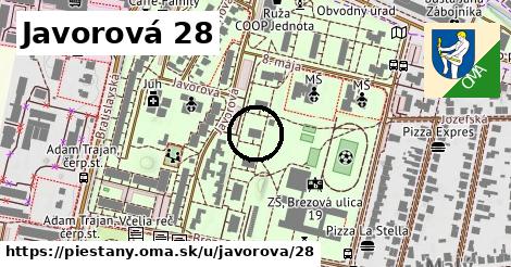 Javorová 28, Piešťany