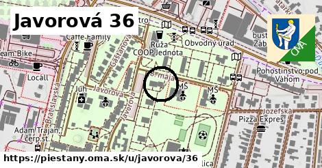 Javorová 36, Piešťany