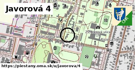 Javorová 4, Piešťany