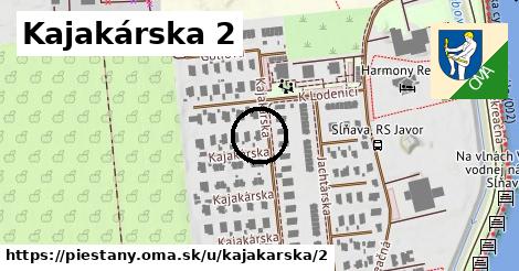 Kajakárska 2, Piešťany