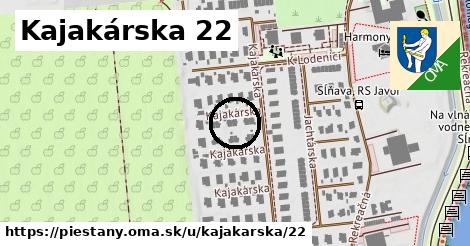 Kajakárska 22, Piešťany