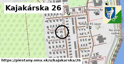 Kajakárska 26, Piešťany