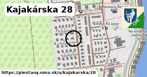 Kajakárska 28, Piešťany