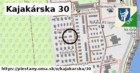 Kajakárska 30, Piešťany