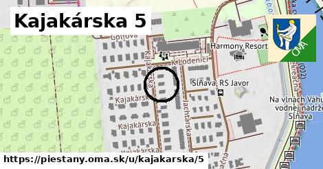 Kajakárska 5, Piešťany