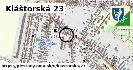 Kláštorská 23, Piešťany