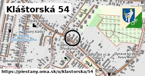 Kláštorská 54, Piešťany