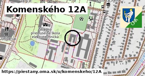 Komenského 12A, Piešťany