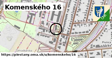 Komenského 16, Piešťany