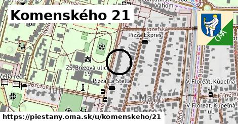 Komenského 21, Piešťany