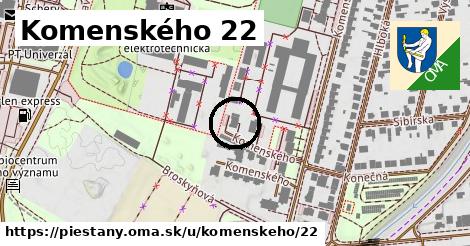 Komenského 22, Piešťany