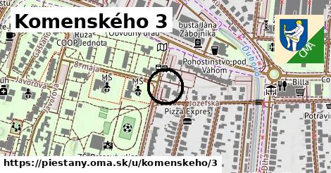 Komenského 3, Piešťany