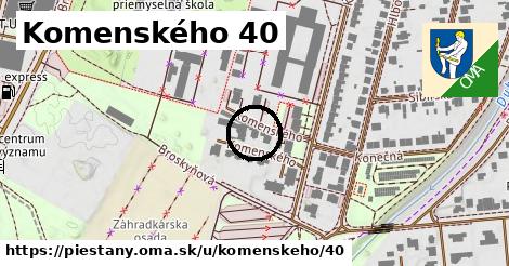 Komenského 40, Piešťany