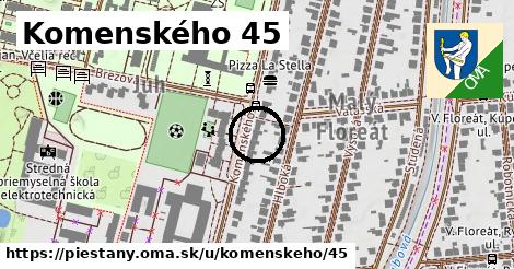 Komenského 45, Piešťany