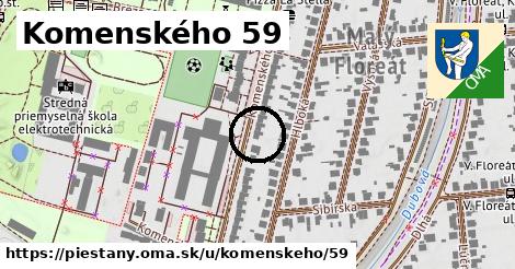 Komenského 59, Piešťany