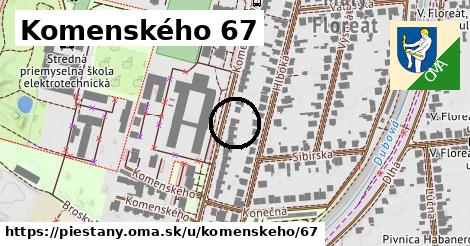 Komenského 67, Piešťany