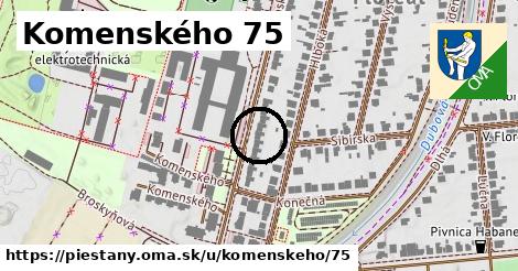 Komenského 75, Piešťany