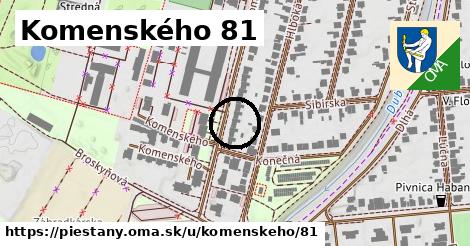 Komenského 81, Piešťany