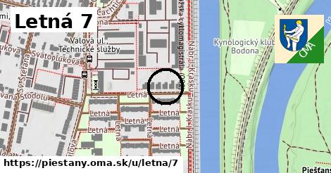 Letná 7, Piešťany