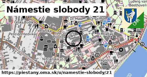 Námestie slobody 21, Piešťany