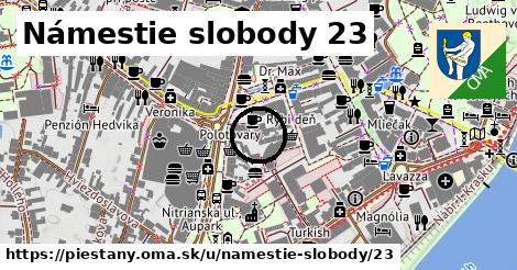 Námestie slobody 23, Piešťany