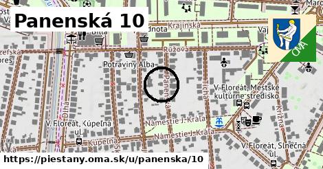 Panenská 10, Piešťany