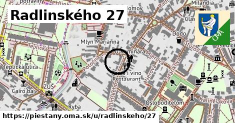 Radlinského 27, Piešťany