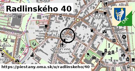 Radlinského 40, Piešťany