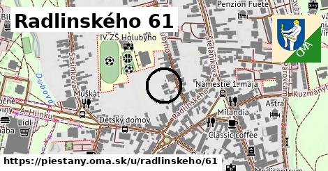 Radlinského 61, Piešťany