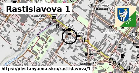 Rastislavova 1, Piešťany