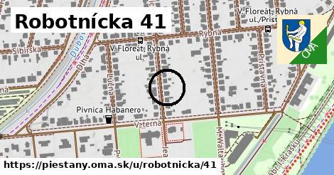 Robotnícka 41, Piešťany