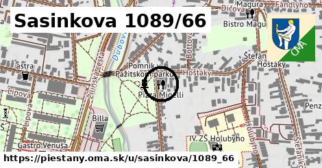 Sasinkova 1089/66, Piešťany