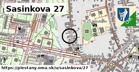 Sasinkova 27, Piešťany