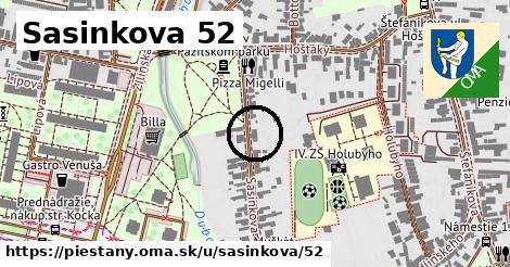 Sasinkova 52, Piešťany