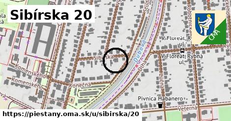 Sibírska 20, Piešťany