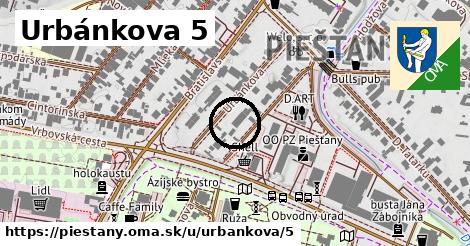 Urbánkova 5, Piešťany