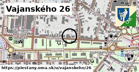 Vajanského 26, Piešťany