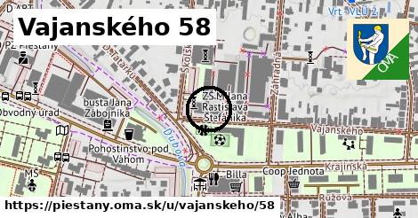 Vajanského 58, Piešťany