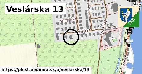 Veslárska 13, Piešťany