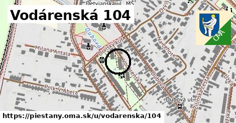 Vodárenská 104, Piešťany