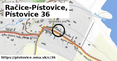 Račice-Pístovice, Pístovice <span class="supisne">36</span>