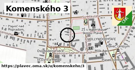 Komenského 3, Plaveč