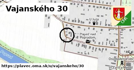 Vajanského 30, Plaveč