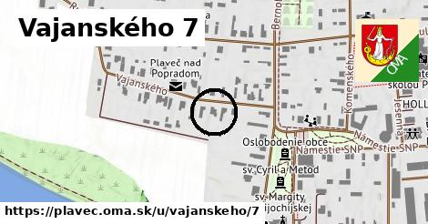 Vajanského 7, Plaveč